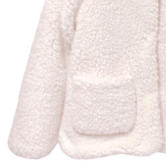 Me Jane Two Tone Plush Sherpa Girls Jacket - Picture 3 of 5